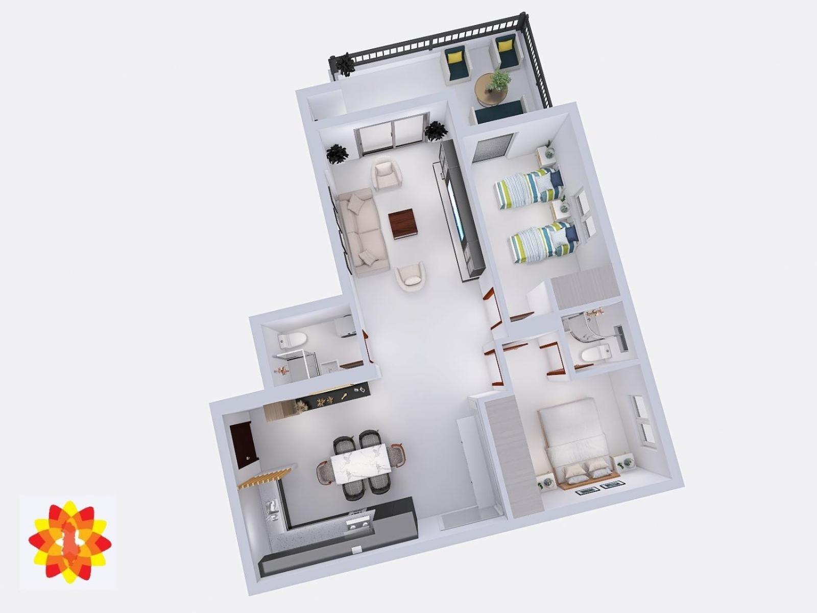 Design Sea View Apartment Σαράντα Εξωτερικό φωτογραφία